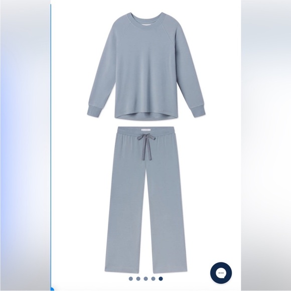 Lake Pajamas Set Dusty Blue Women’s - Size S - Picture 11 of 12